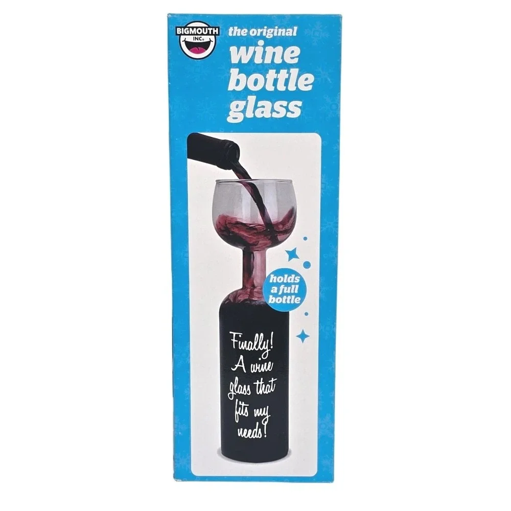 BigMouth Inc The Original Wine Bottle Glass‎ Holds a Full Bottle Novelty Gift